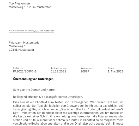 Brief in Plex light (Uwe Ziegenhagen / Screenshot: Golem.de)